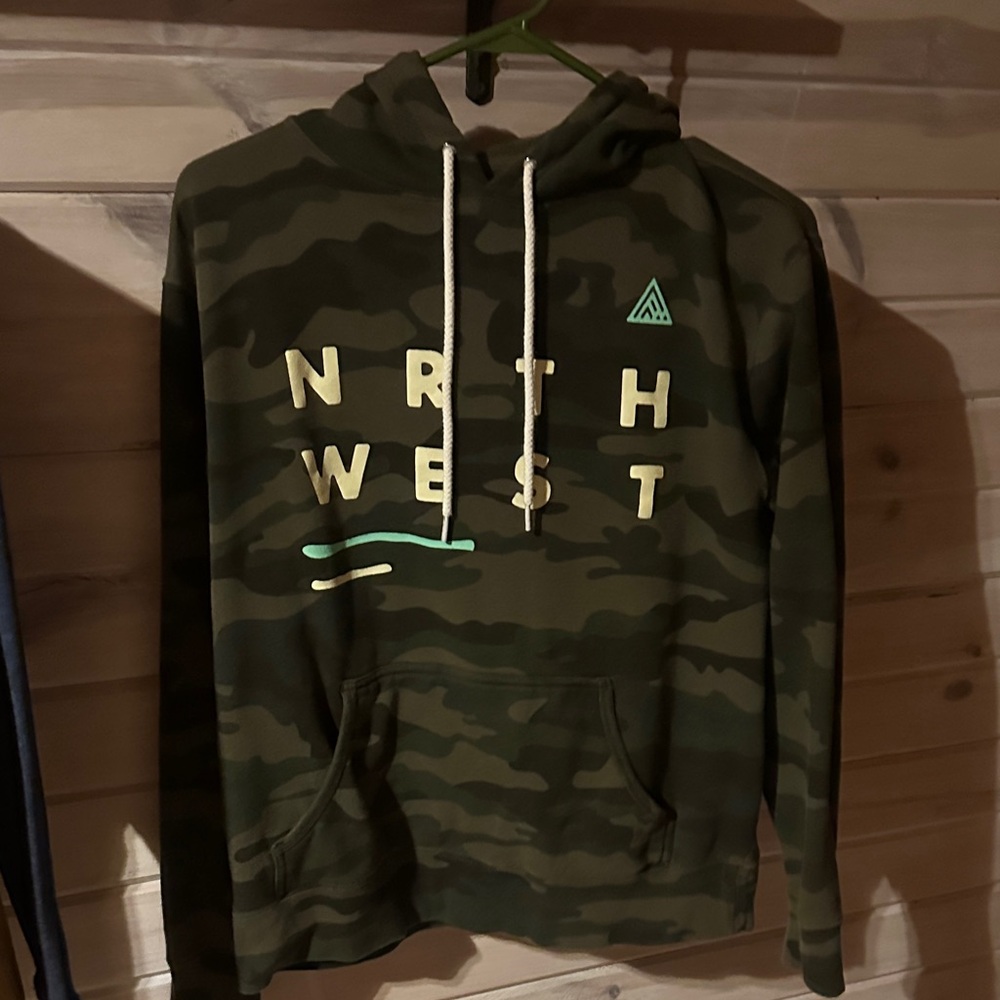 Northwest Green Camouflage Hoodie